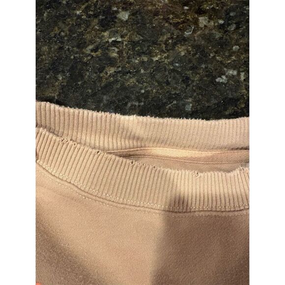 American Eagle Unisex Beige Ramones Graphic Oversized Sweatshirt Standard S - Picture 5 of 7